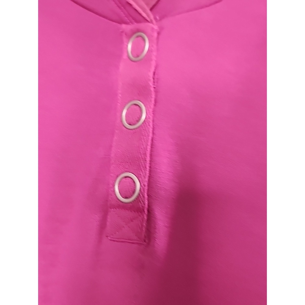 Soft Surroundings Womens XL Purple Henley Oversized Minimal Comfort Minimal Cozy - Picture 4 of 9